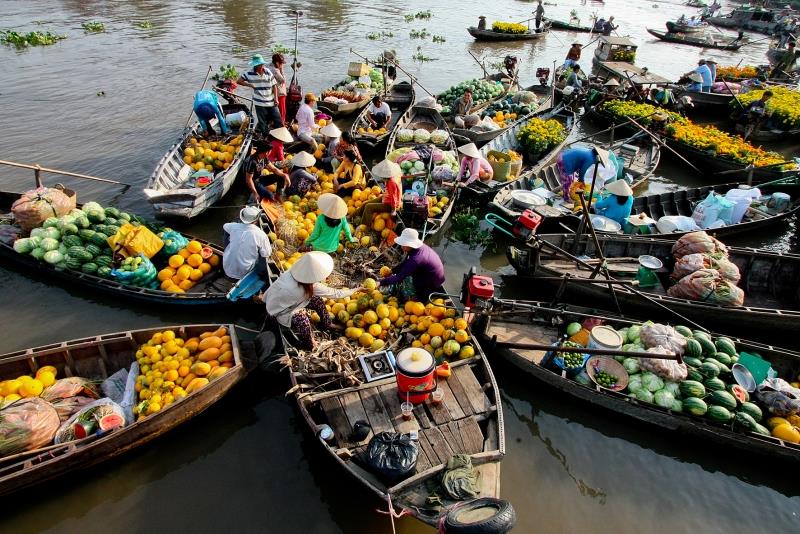 Chợ nổi Cái Răng