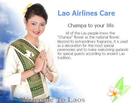 Đại lý vé máy bay Lao Airlines