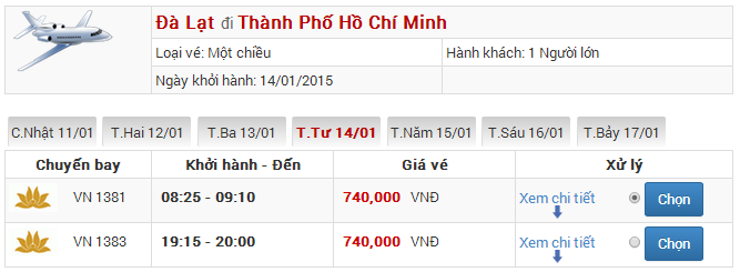 đại lý vé máy bay Đà Lạt Hà Nội của tất cả các hãng hàng không
