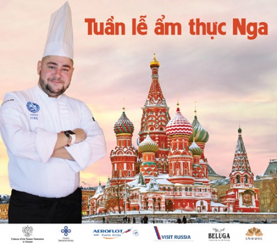  Tặng vé máy bay đến Nga trong tuần ẩm thực tại Hà Nội