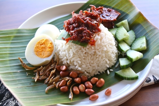  Ẩm thực Malaysia cơm Nasi Lemak